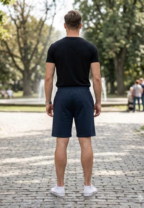 Pantaloni Scurți Bărbați,culoare Bleumarin, Engros